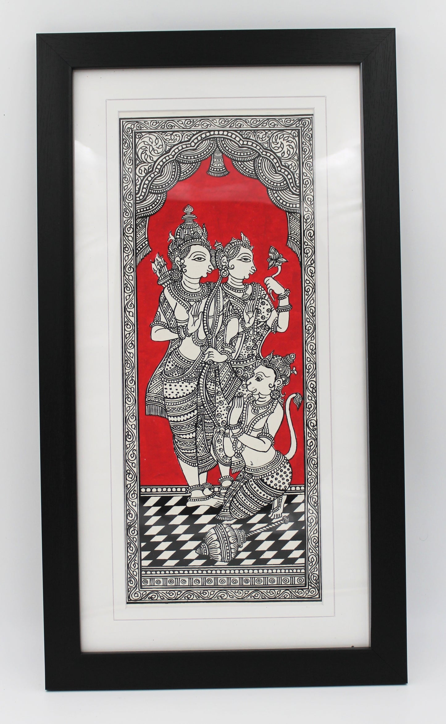 framed Pattachitra Paintings – Lord Rama and Goddess Sita | Handmade and Timeless