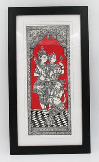 framed Pattachitra Paintings – Lord Rama and Goddess Sita | Handmade and Timeless