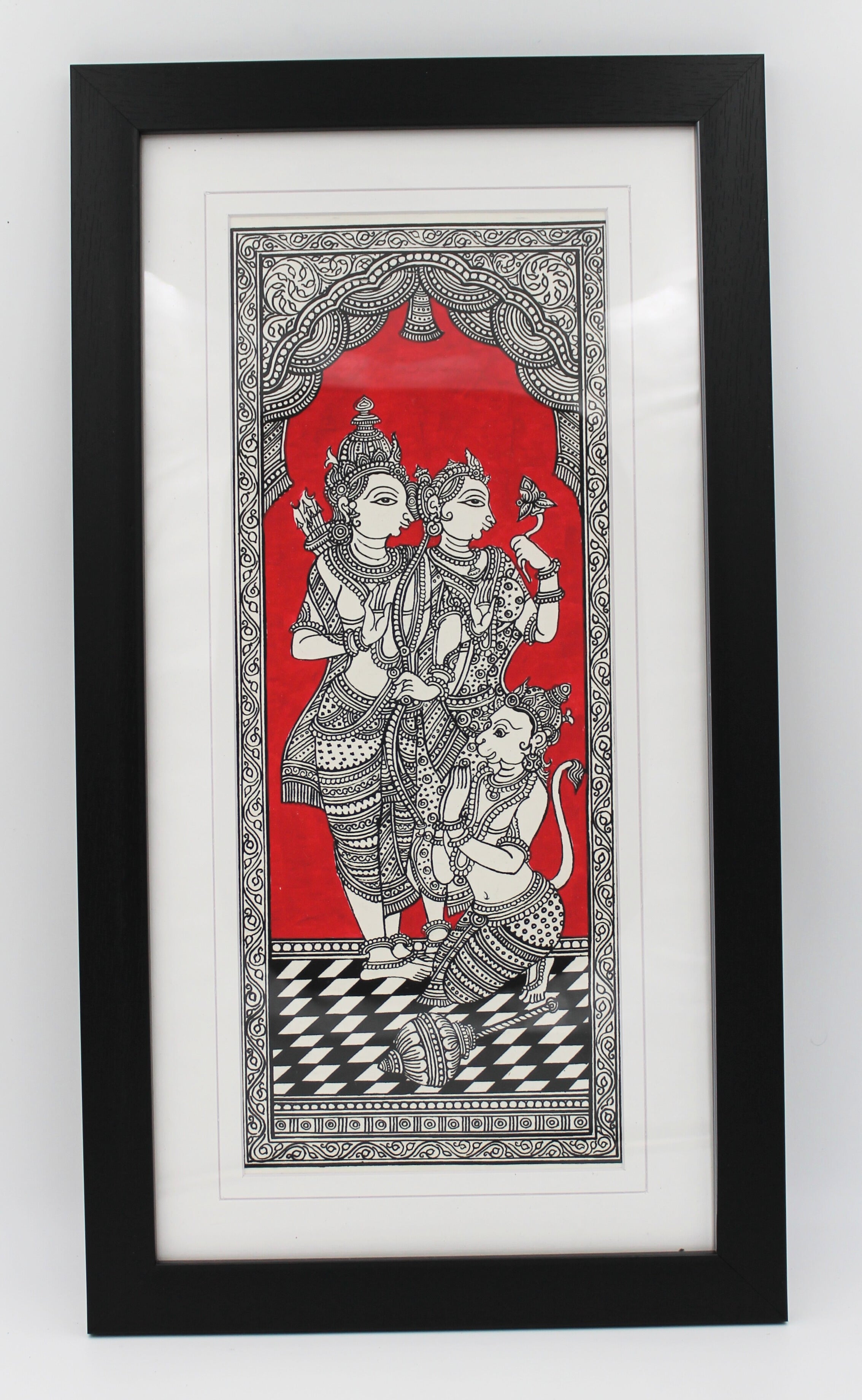 framed Pattachitra Paintings – Lord Rama and Goddess Sita | Handmade and Timeless