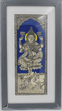 Framed Pattachitra Paintings – Goddess Lakshmi, the symbol of prosperity and good fortune |  Handmade and Timeless