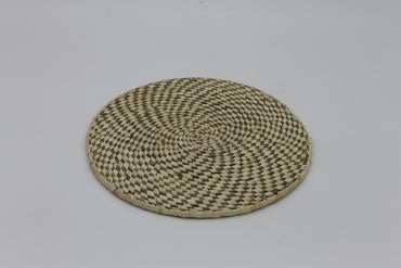 Dining Table Mats/Placemats - Heat Resistant Trivet for Hot Pots, Coffee Table, Side Table (Natural, 12 inch - Set of 4