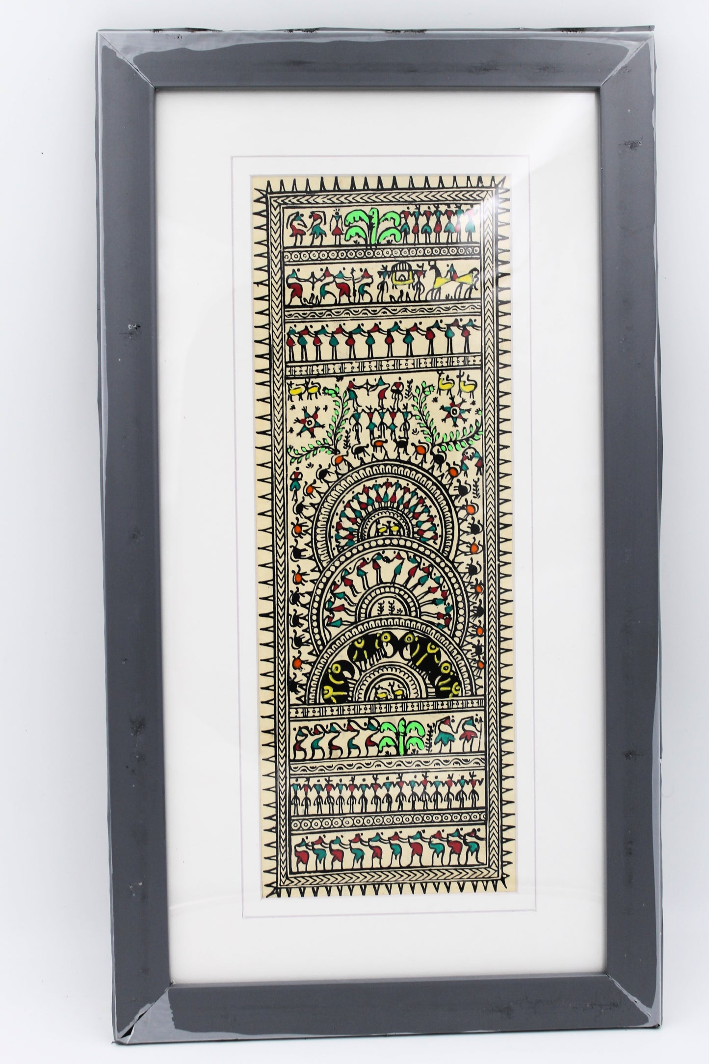 Framed Pattachitra Paintings – Tribal painting on tussar silk | Handmade and Timeless