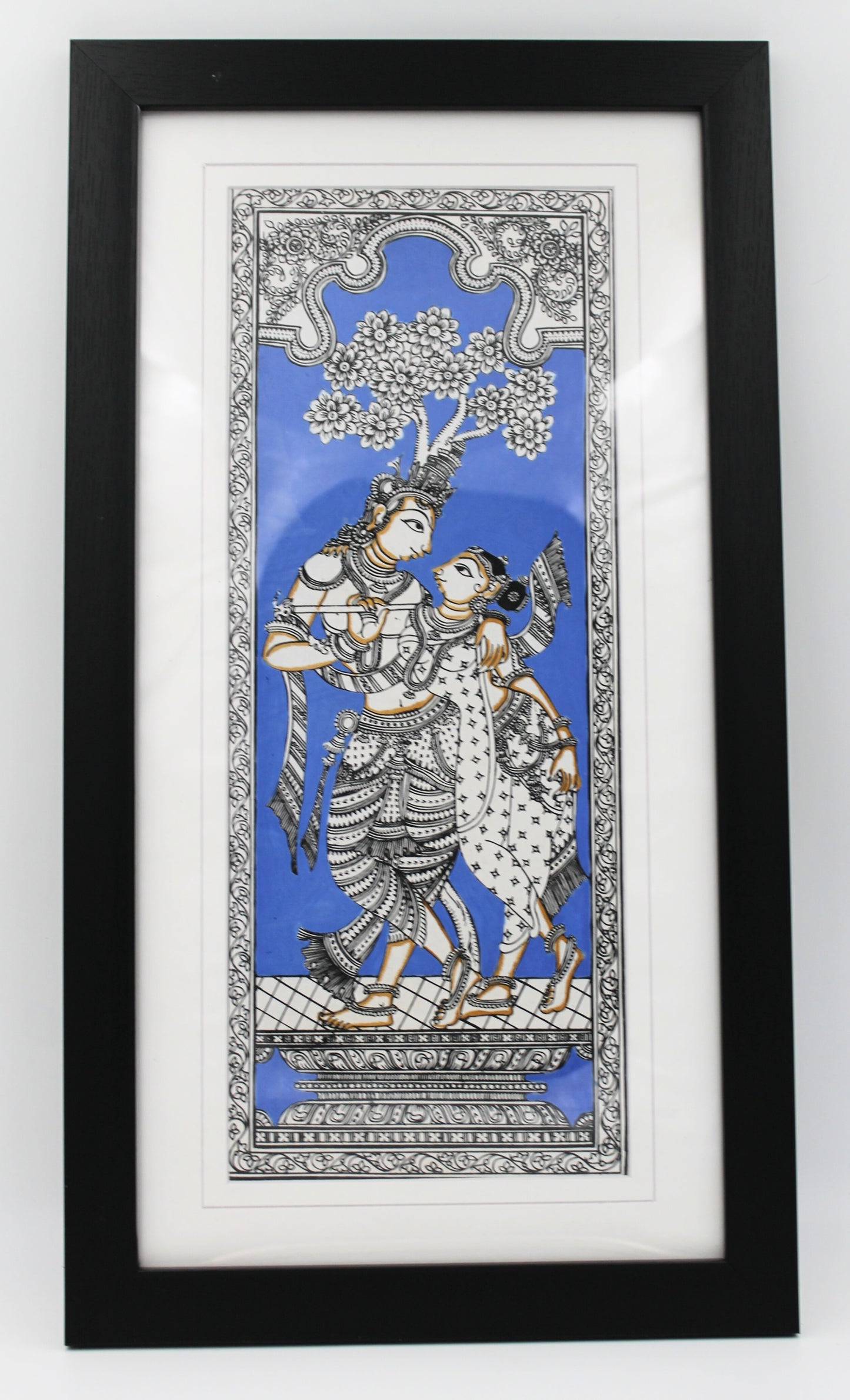 Framed Pattachitra Paintings – Radha and Lord Krishna | Handmade and Timeless